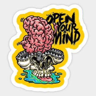 Open your mind Sticker